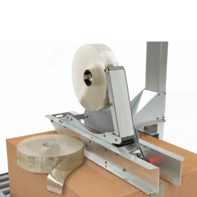 Ruban adhésif machine, 50 mm × 1000 m 25 µm, diamètre du mandrin : 76 mm rouleau, polypropylène, acrylique transparent, Boîte de 6 rouleaux inapte au contact alimentaire – Réf. 401150