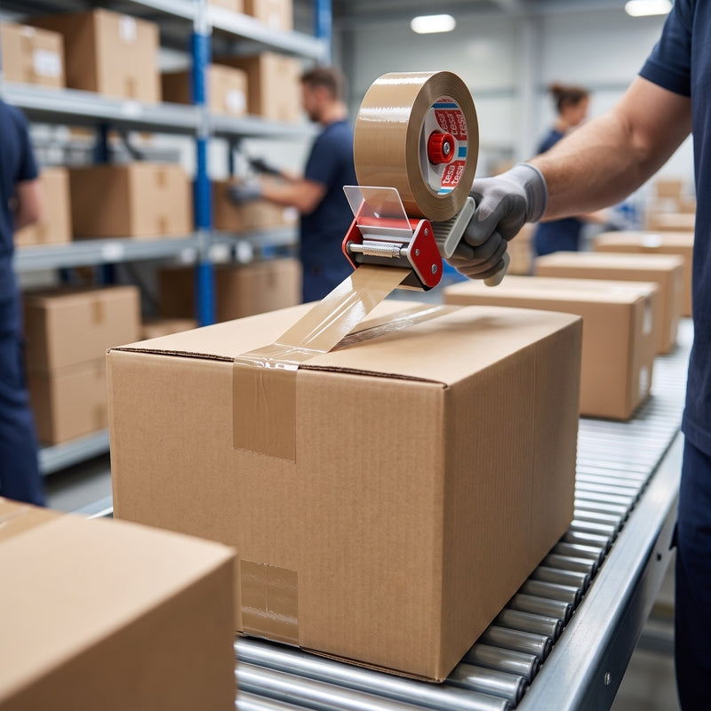 Ruban adhésif manuel TESA 4195 Havane 75 mm x 66 m
