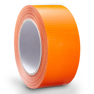 Ruban adhésif toile satinée 50 mm × 33 m, 226 µm épaisseur totale: 226 µm diamètre du mandrin : 76 mm, rouleau polyéthylène, hotmelt, orange Boîte de 36 rouleaux inapte au contact alimentaire – Réf. 558553