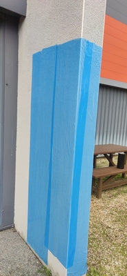 Ruban adhésif de protection 410 mm × 50 m, 100 µm épaisseur totale: 100 µm diamètre du mandrin : 76 mm, rouleau polypropylène, acrylique, bleu Boîte de 20 rouleaux inapte au contact alimentaire – Réf. 570557