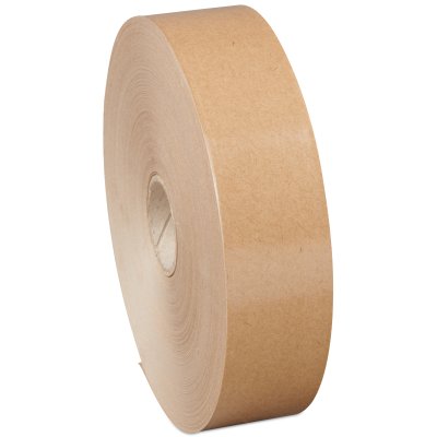 Bande gommée, standard 70 mm × 200 m, 70, 70 kraft, amidon, brun, Boîte de 18 pièces inapte au contact alimentaire – Réf. 586483