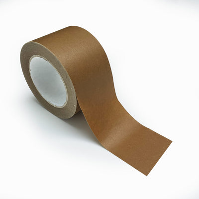 Ruban adhésif d'expédition, 50 mm × 50 m, 120 µm diamètre du mandrin : 76 mm, rouleau kraft, hotmelt, brun Boîte de 36 rouleaux inapte au contact alimentaire – Réf. 634309