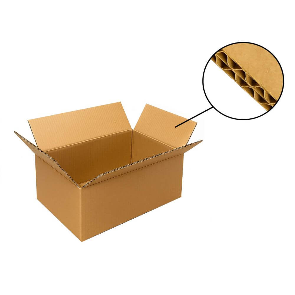Carton double cannelure