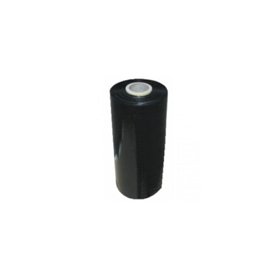Film étirable manuel cast noir – 15 µm – 450 mm × 300 m