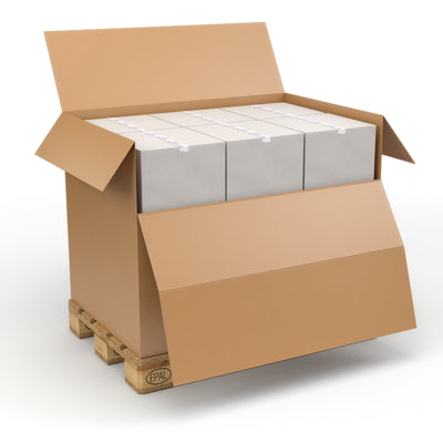 Caisse container avec abattant 1200 x 800 x 1100 mm
