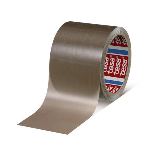 Ruban adhésif manuel TESA 4280 Hotmelt Havane 75 mm x 66 m