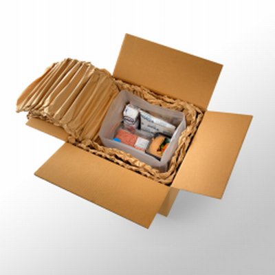 Application du papier de calage WrapPak Protector – Antalis réf. 574239