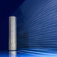 Film pré-étiré manuel cast transparent – 7 µm – 420 mm × 600 m