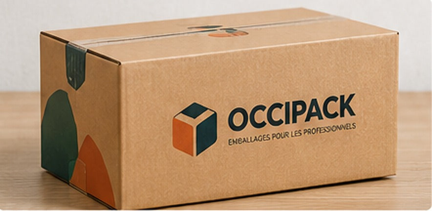 Exemple de carton kraft personnalisé OCCIPACK